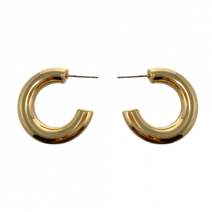 HOOP EARRINGS - GOLD MINI ROUNDED