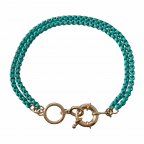 METAL ENAMEL BRACELET - MINT 