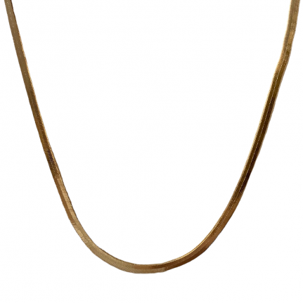 GOLD SNAKE CHAIN THIN NECKLACE 