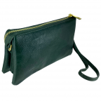 LARGE 5 COMPARTMENT CROSSBODY OR WRISTLET - OLIVE