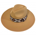 RANCHER HAT WITH RETRO BAND - TAUPE