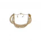 LAYERED ADJUSTABLE BRACELET- GOLD
