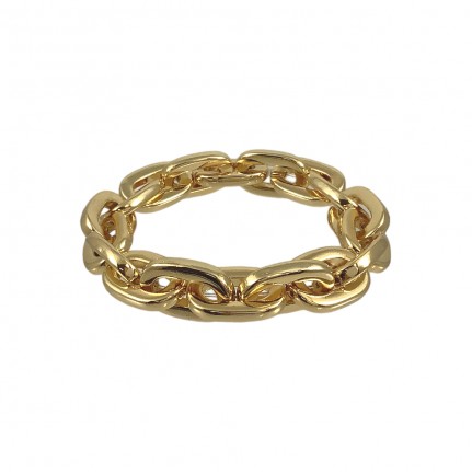 LINK STRETCH BRACELET - GOLD DIPPED