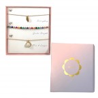 3 NECKLACE BOX SET - LEAF - MULTI 