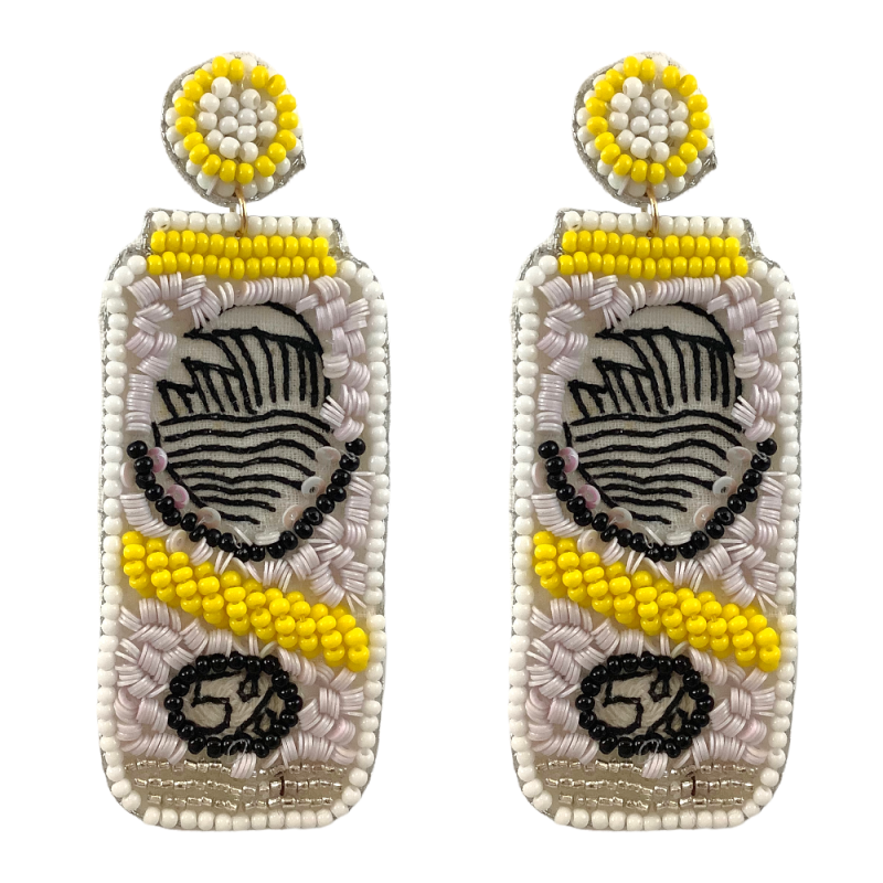 STATEMENT SELTZER EARRINGS - WC YELLOW