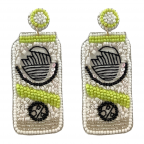 STATEMENT SELTZER EARRINGS - WC GREEN