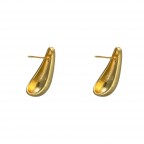 GOLD DIPPED TEARDROP INSPIRED EARRINGS - VINTAGE GOLD 
