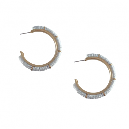 HEISHI HOOPS - WHITE