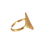 STARBURST DIAMOND SHAPE RING - GOLD