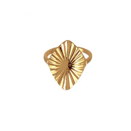 STARBURST DIAMOND SHAPE RING - GOLD