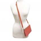 TEXTURED LEATHER CLUTCH/CROSSBODY -  IVORY SNAKE SKIN