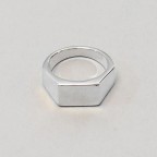 SIZE 6 BOLD RING -SILVER